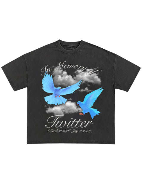 "R.I.P. Twitter" Bootleg Tee