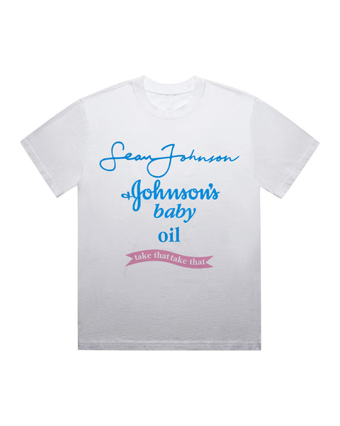"Sean Johnson + Johnson's" (White) Tee