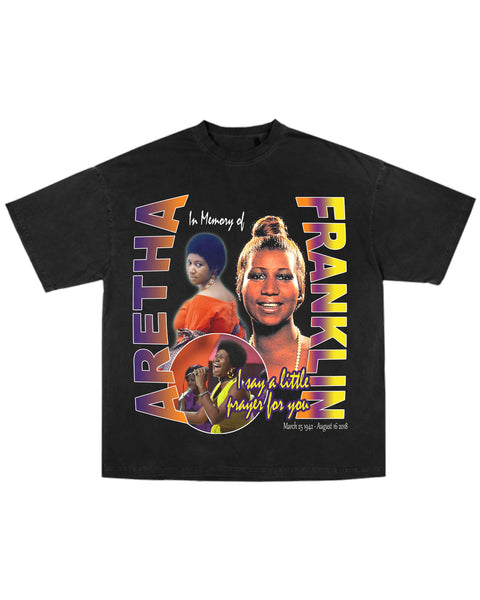 "R.I.P. Aretha" Bootleg Tee