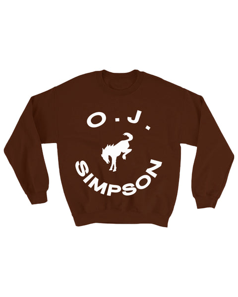 "White Bronco" (Brown) Sweatshirt
