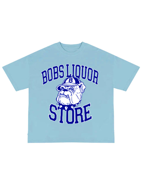 "Bulldog" (Light Blue) Tee