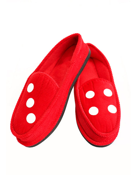 "Dice" Corduroy House Shoes