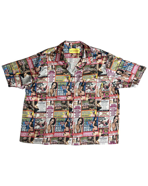 "Back Pages" Button Down Shirt