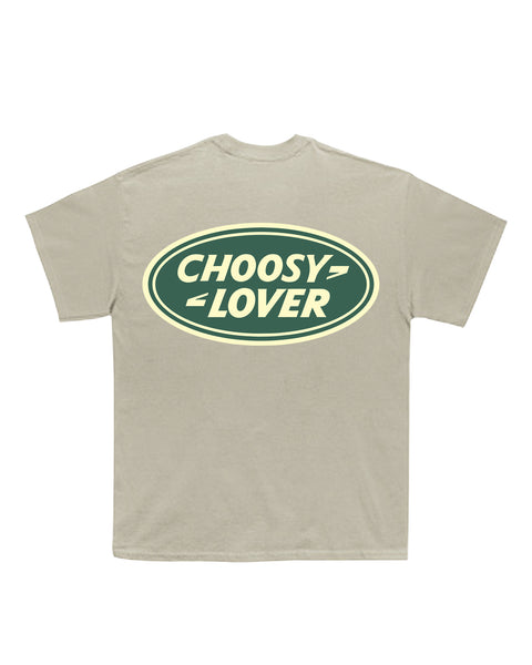 "Choosy Lover" (Sand) Tee