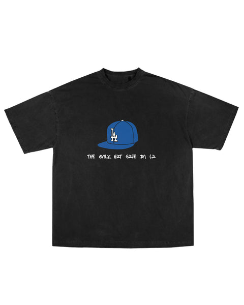 "The Only Hat Safe In LA" (Black) Tee