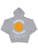 "Good Coaching" (Heather Grey) Hoodie