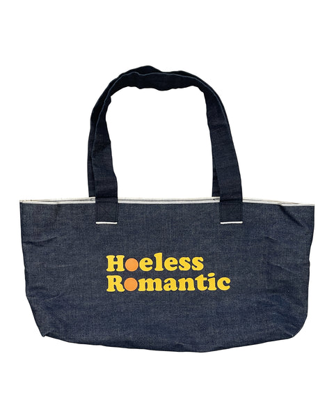 "Hoeless Romantic" Japanese Denim Tote Bag