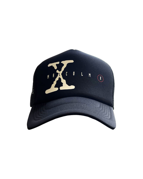 "Malcolm X Files" (Black) Trucker Hat