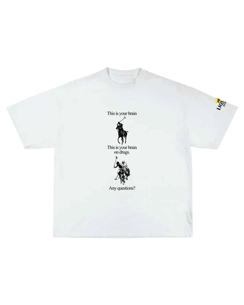 "Just Say No To Polo Assn." (White) Tee