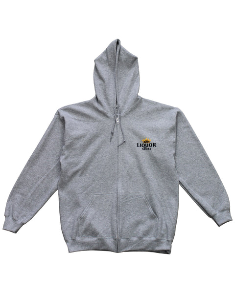 "Logo" (Sports Grey) Zip-Up Hoodie