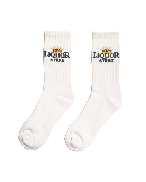 "Logo" (White) Socks