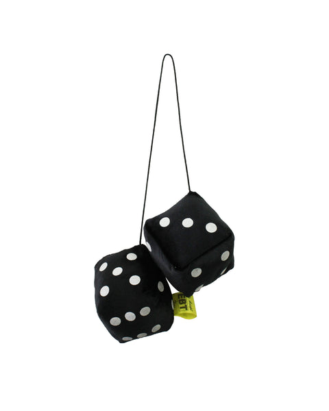"Fuzzy" (Black) Car Dice