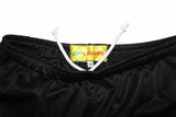 "Logo" (Black) Mesh Shorts