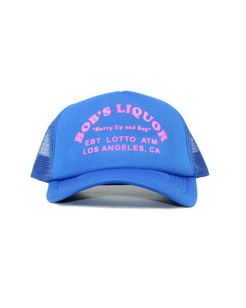 "Bob's Liquor" (Blue) Trucker Hat