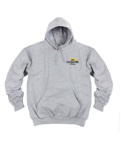 "EBT" (Gray) Hoodie - BOB'S LIQUOR STORE