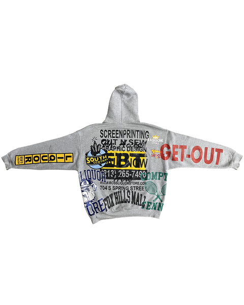 "Test Print" (Gray) Hoodie