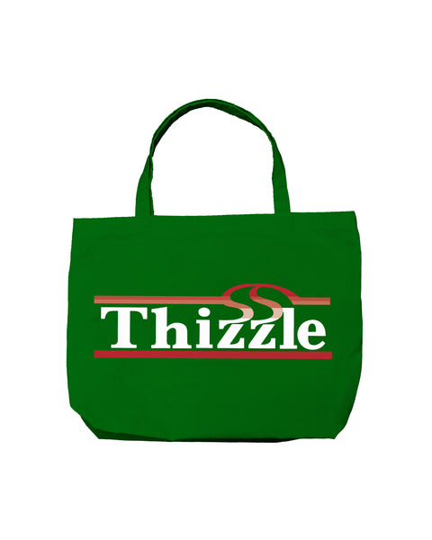 "Thizzle" (Green) Oversized Tote Bag